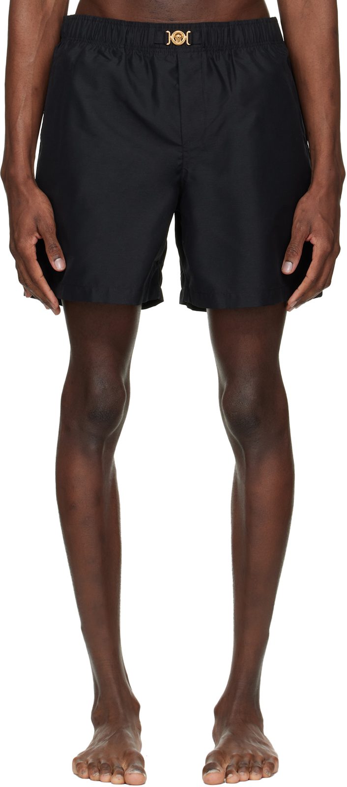 Black Board Swim Shorts 261404M208003