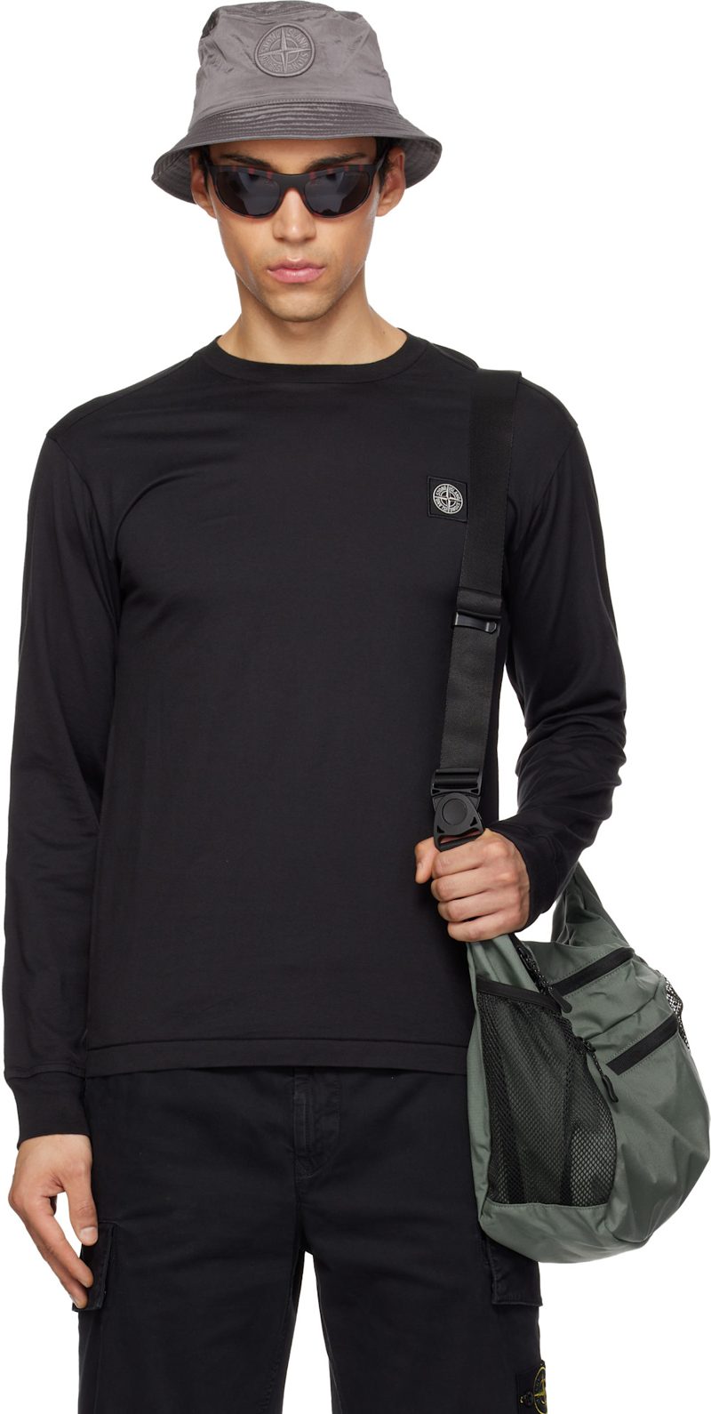 Black 2100031 60 / 2 Cotton Jersey T-shirt 261828M213007