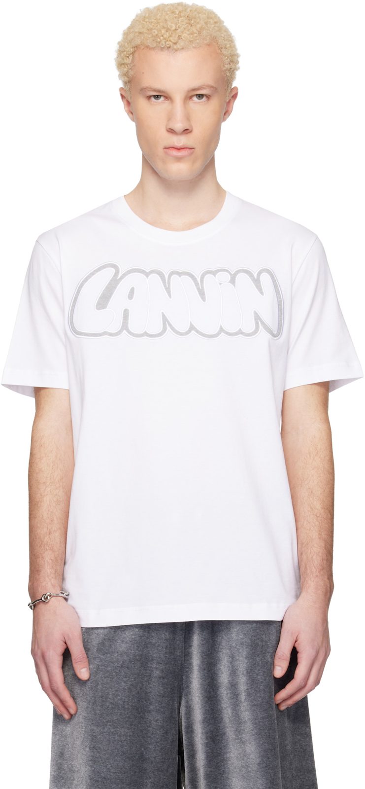 White Urban Curb T-shirt 261254M213006