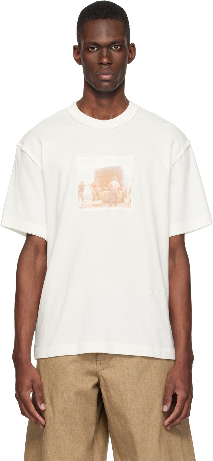 오프화이트 The Paysan short-sleeve T-shirt 261553M213010