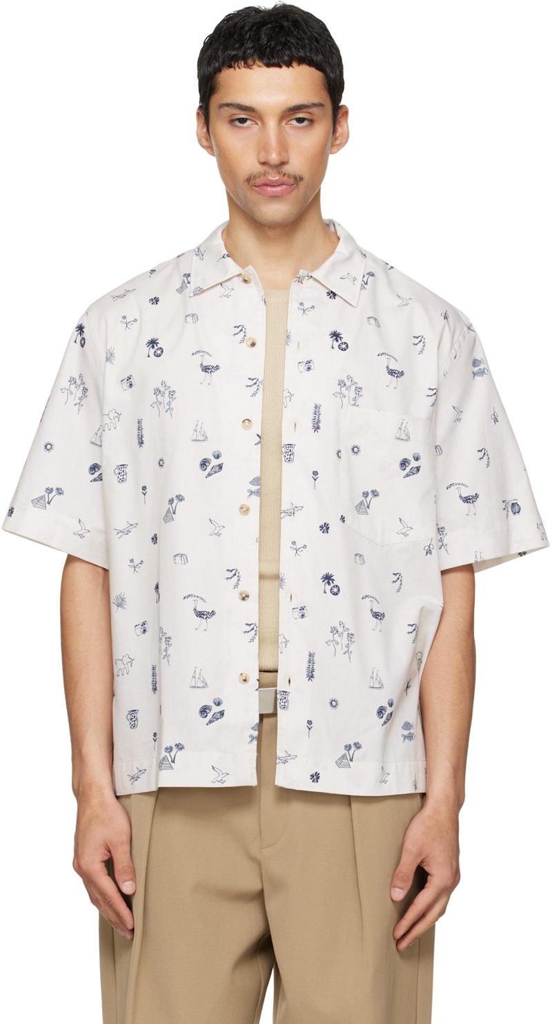 Paul Smith [오프화이트] S/S Casual Fit Shirt 261260M192008