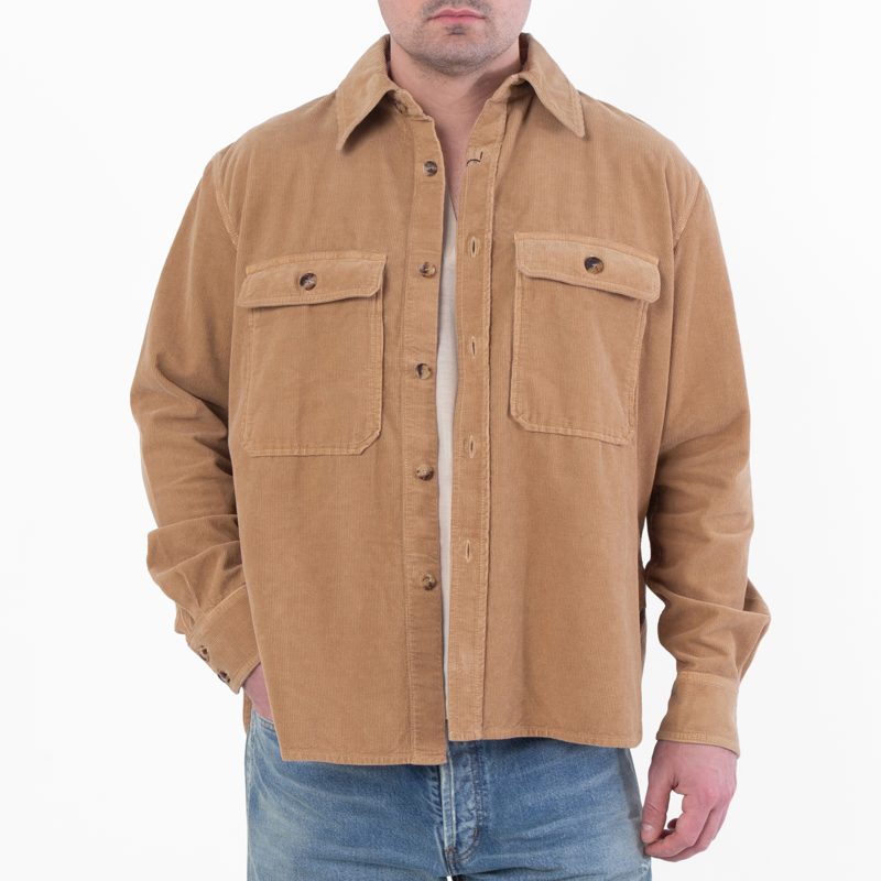 Corduroy Long-Sleeved Overshirt