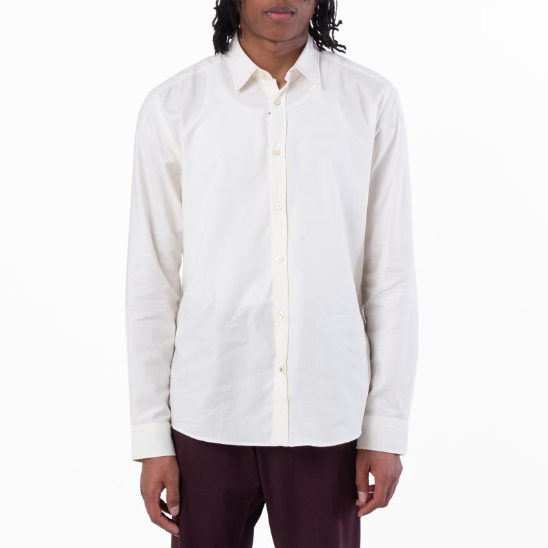 Hugo [보스] Regular-Fit Long-Sleeve Cotton Shirt