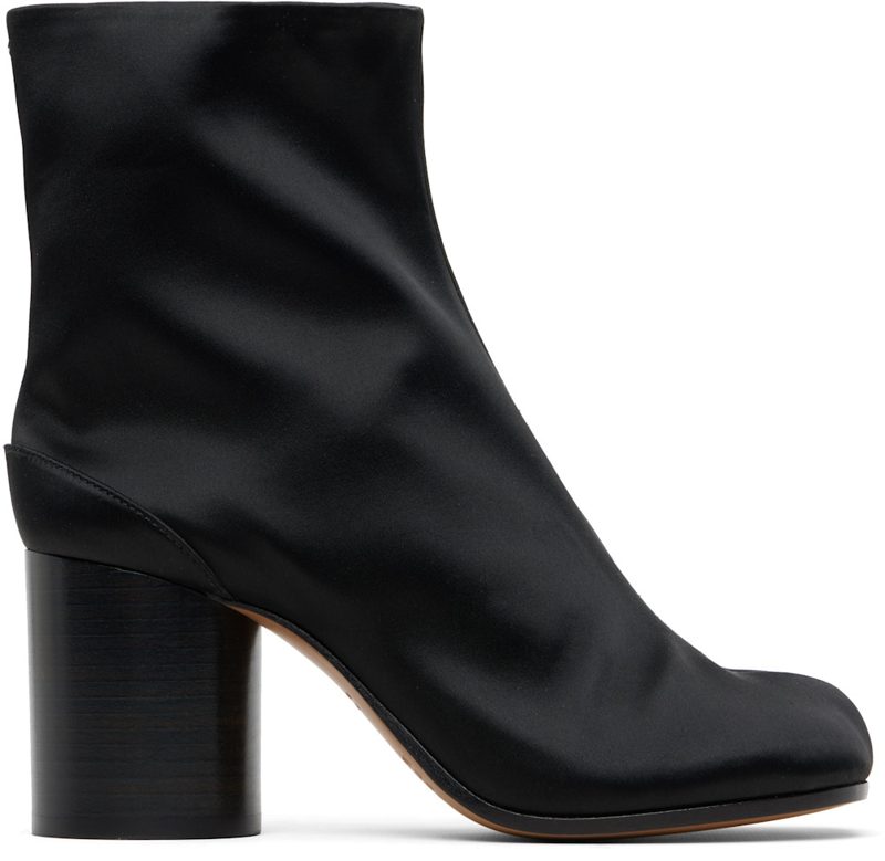 Black Tabi Ankle Boots 261168F113001