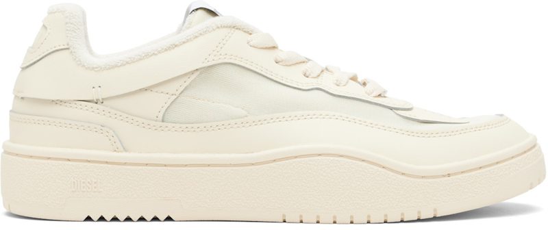 Beige S-Oval Skate Low Sneakers 261001M237007