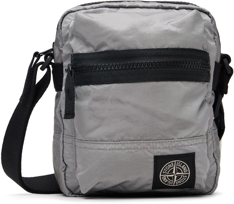 Silver 9200015 Coated Nylon Metal ECONYL Bag 261828M170001