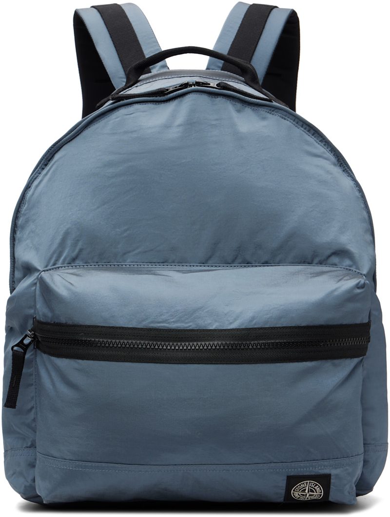 Blue 9200010 Coated Nylon Metal ECONYL Backpack 261828M166001
