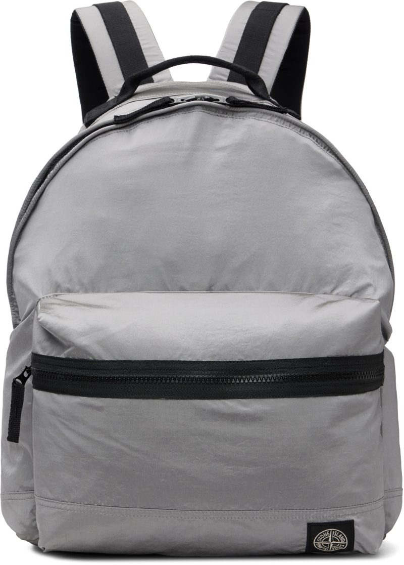 Gray 9200010 Coated Nylon Metal ECONYL Backpack 261828M166000