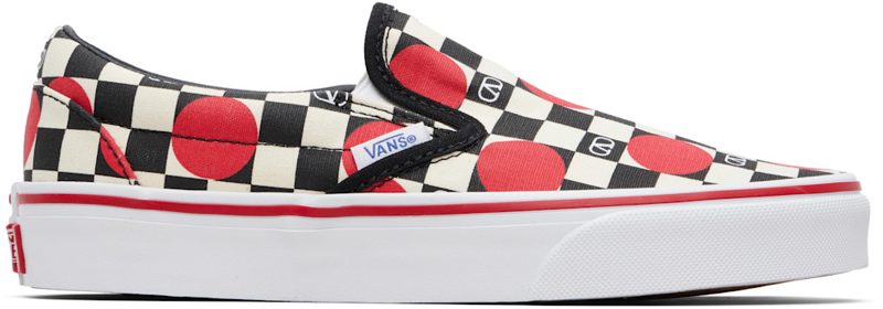 Garavani [오프화이트] [반스] Edition VLogo Checkerboard Print Slip-on Sneakers 261807F128009