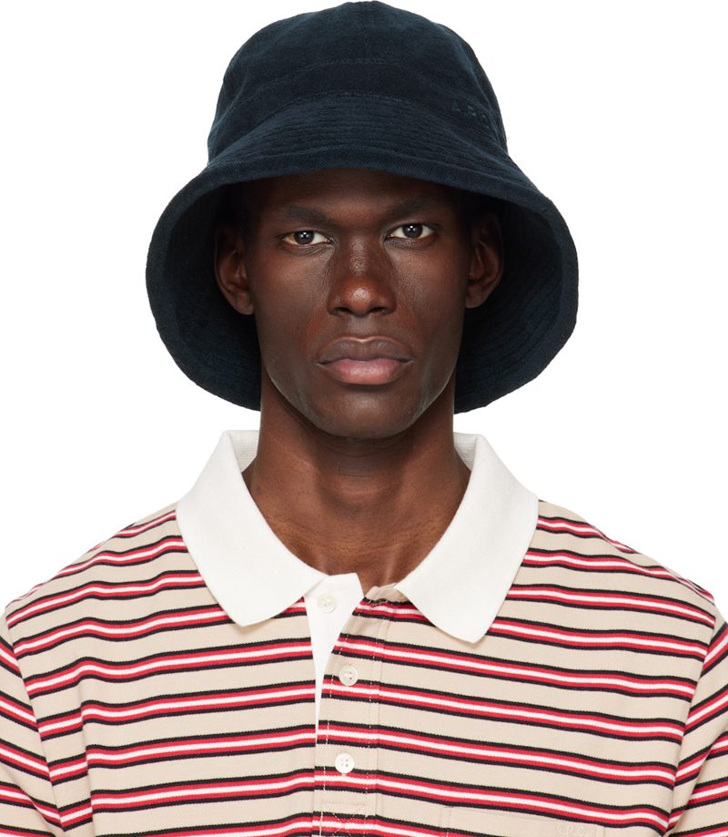 Navy Le Bob Bucket Hat 261252M140001