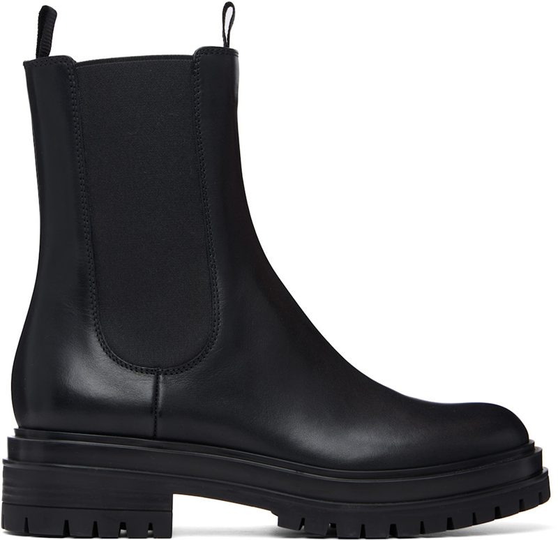 Black Chester Chelsea Boots 262090F113003