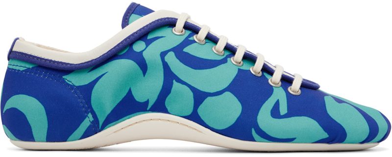 Blue Soft & Slim Climbing Ballerina Sneakers 261358F128010