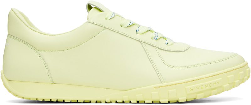 Green Glide Leather Sneakers 261278M237008