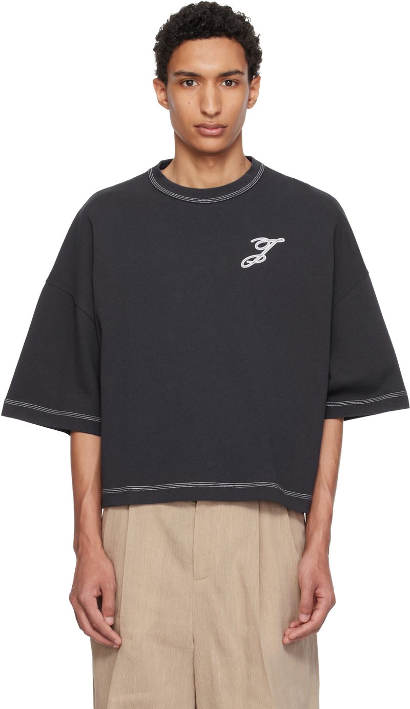 Navy The Letro T-shirt 261553M213012