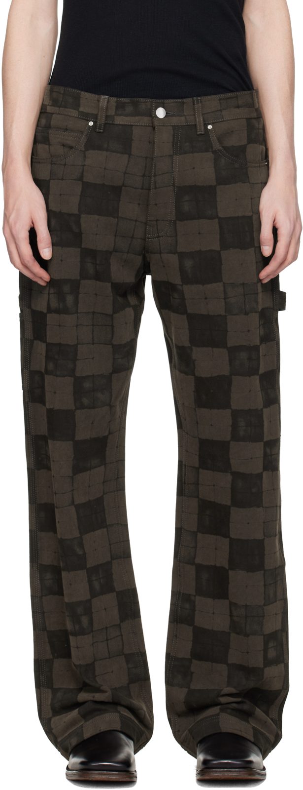 Brown Chateau Crest Carpenter Jeans 261886M186057