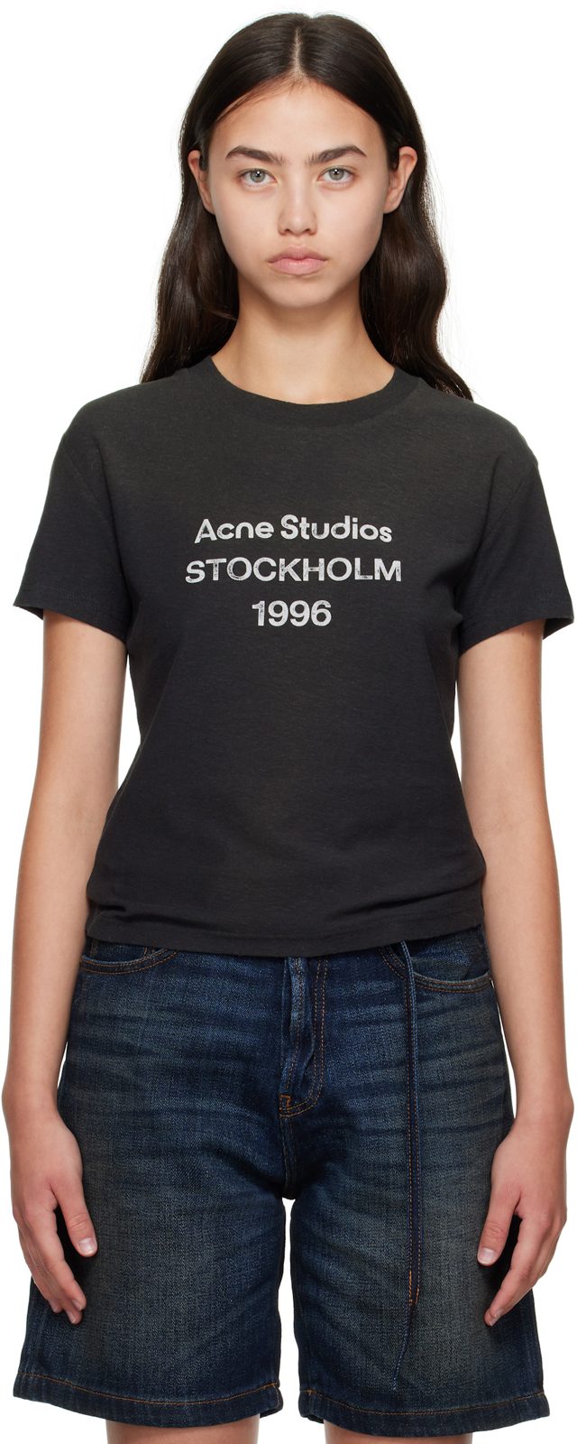 Black Logo T-shirt 252129F110026