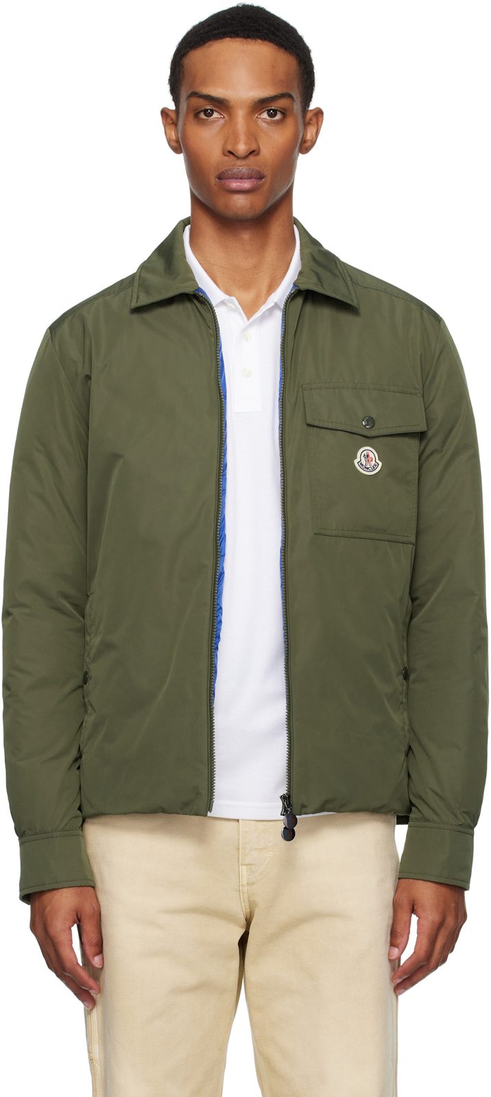 Khaki Archivio Vigeon Down Jacket 252111M180023