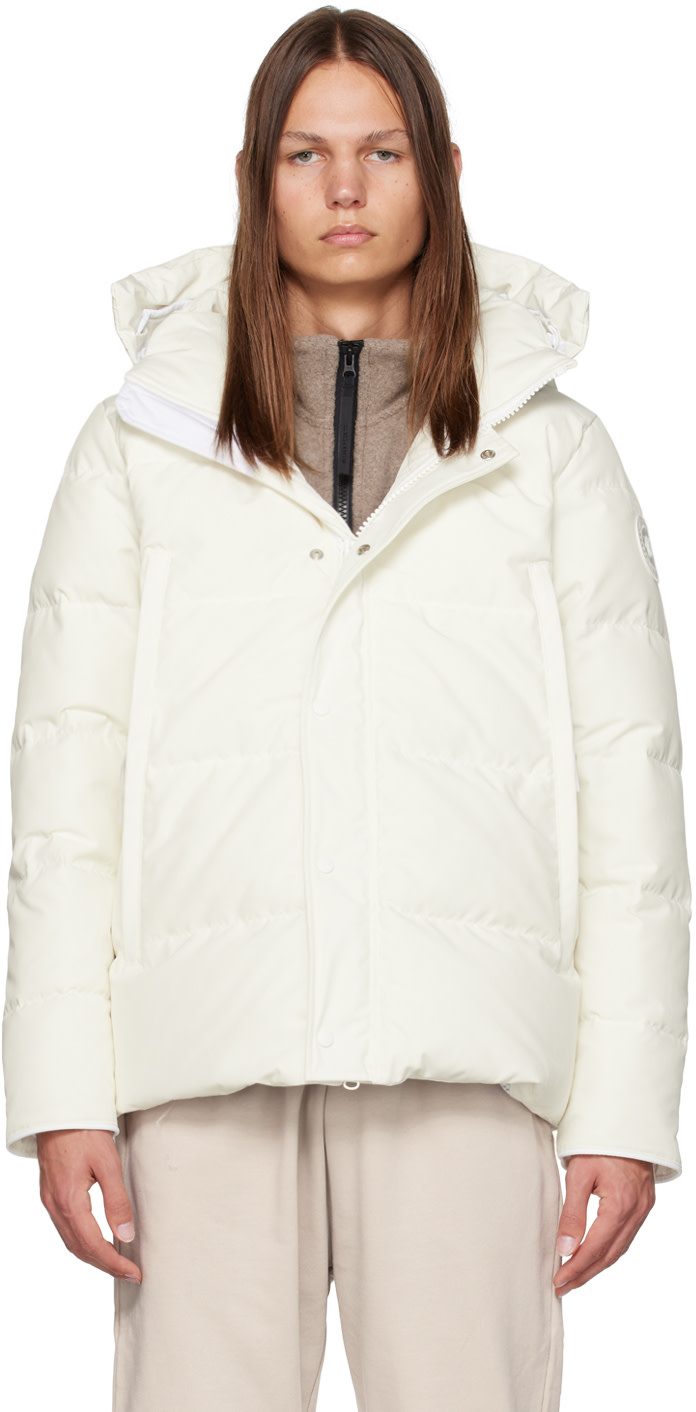 White HUMANATURE Wyndham Down Jacket 232014M178051