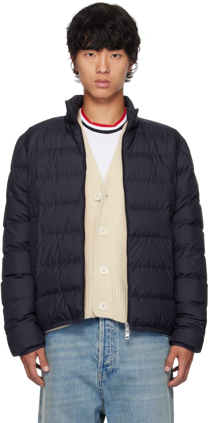 Navy Baudinet Down Jacket 242111M178056