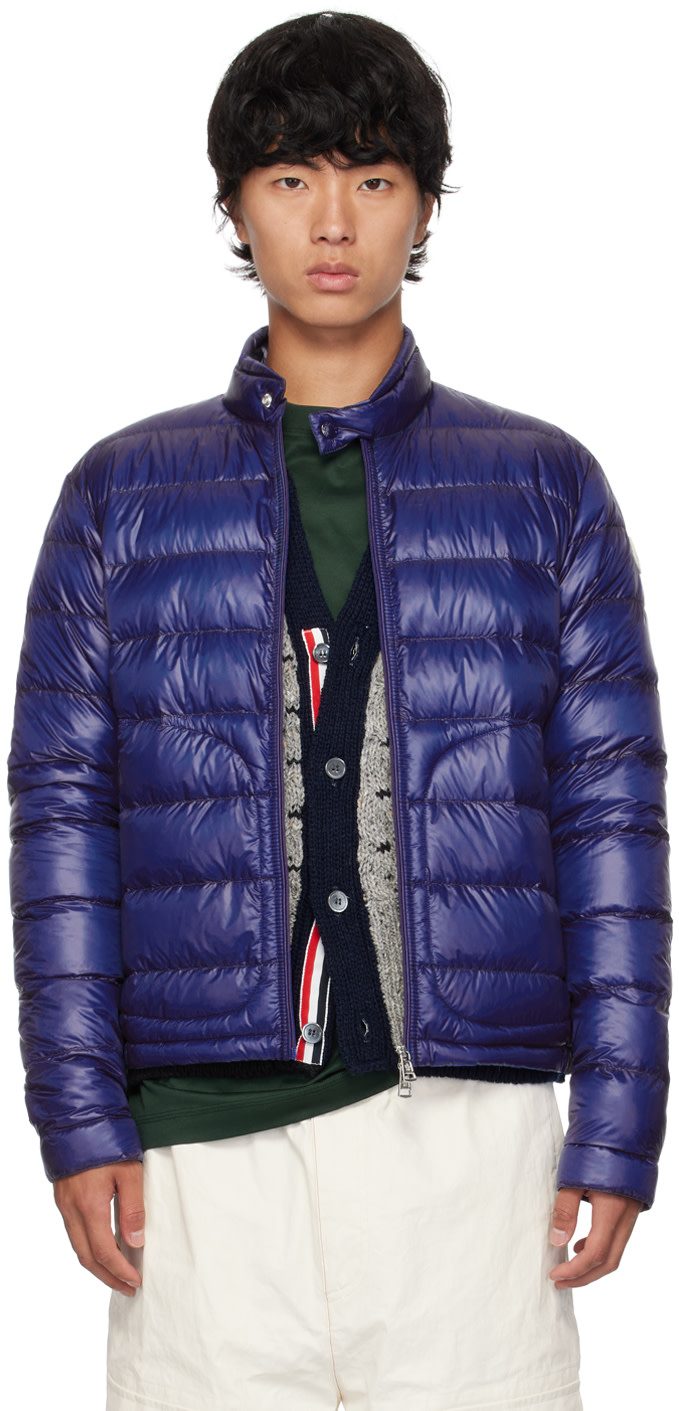 Blue Acorus Down Jacket 242111M178029