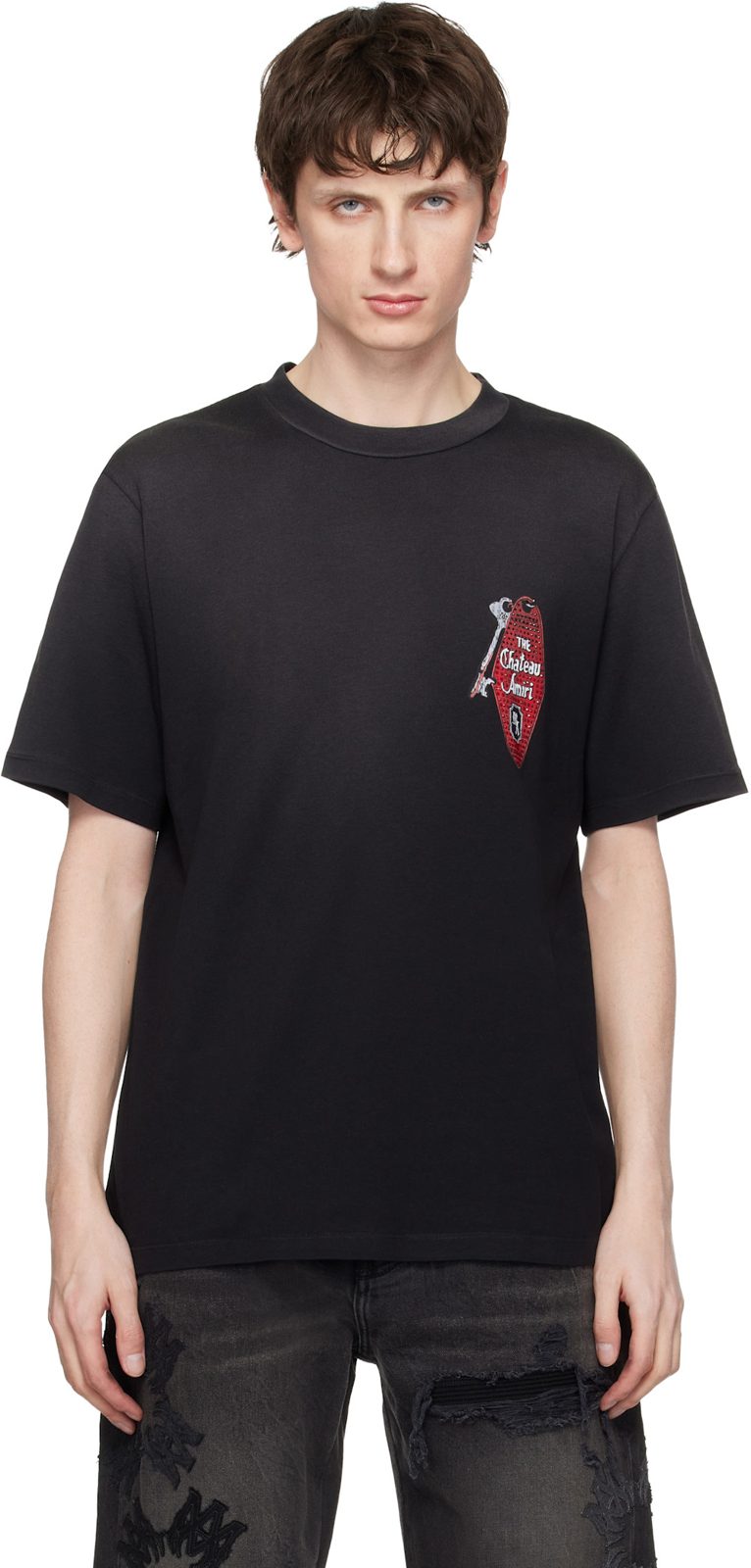 Black Chateau Keys T-shirt 261886M213074