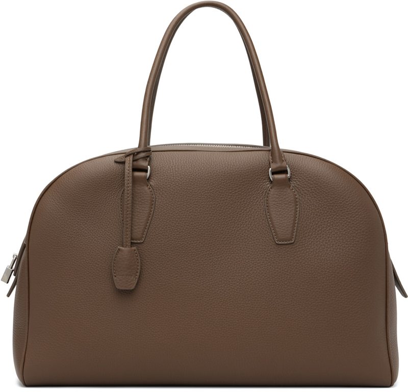 The Row Brown Leather India 15.75 Bag 252359F046011