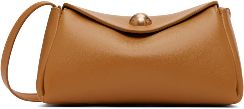 Tan Calfskin Leather Mini Carrousel Bag 261482F048002