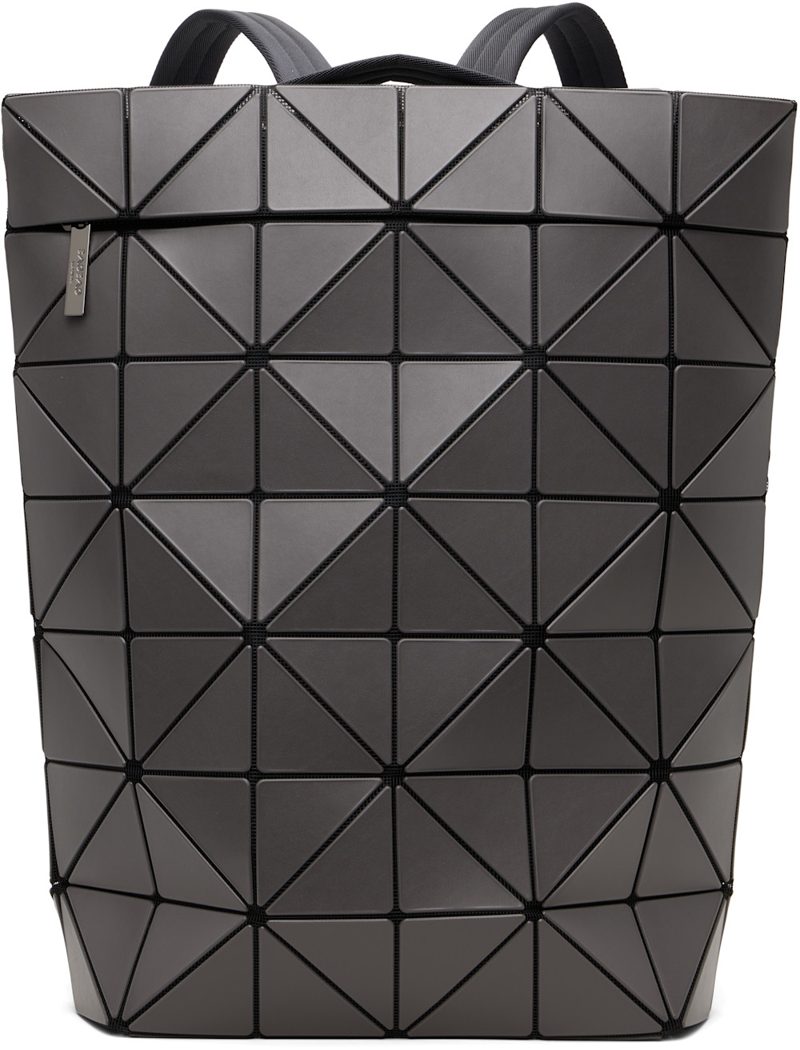 Gray Blocky Backpack 262730M166001