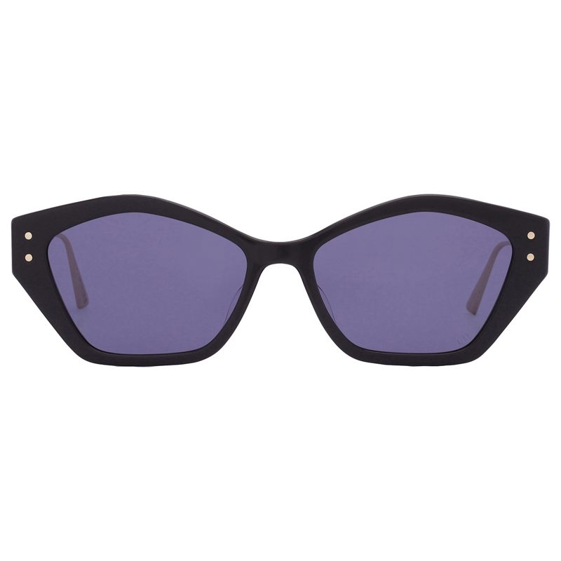 MISS[DIOR] S1U Blue Geometric Ladies Sunglasses CD40107U 01V 56