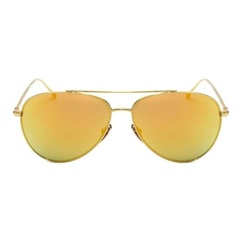Brown Multilayer Yellow Pilot Ladies Sunglasses IM 0011 / S 040G / CU 60
