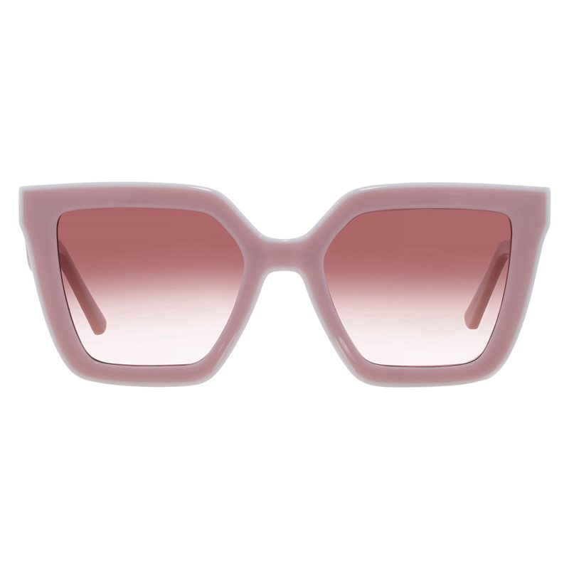 Longchamp Pink Gradient Irregular Ladies Sunglasses LO792S 610 53