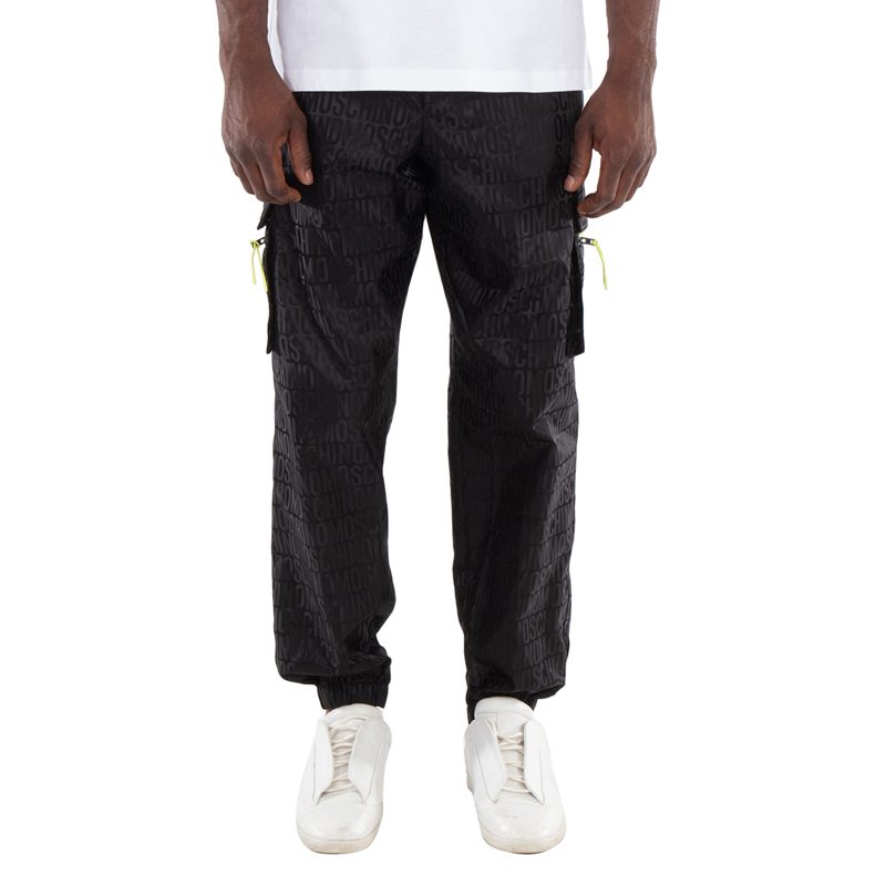 Moschino All-Over Logo Cargo Pants