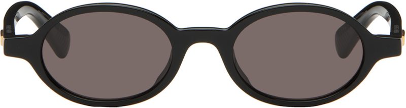 Black Classic Oval Sunglasses 261798F005053