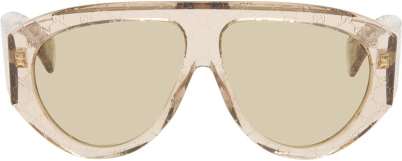Pink Mask Frame Sunglasses 262451F005001