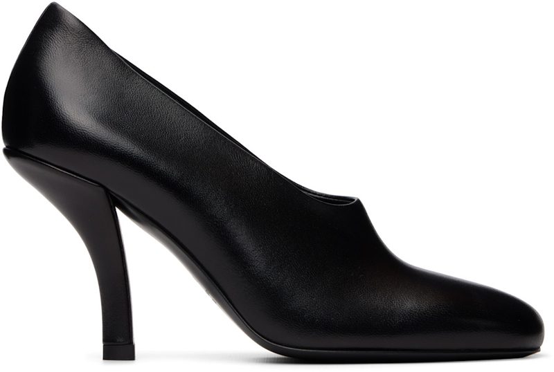 TOTEME Black Contour Nappa Heels 261771F122009