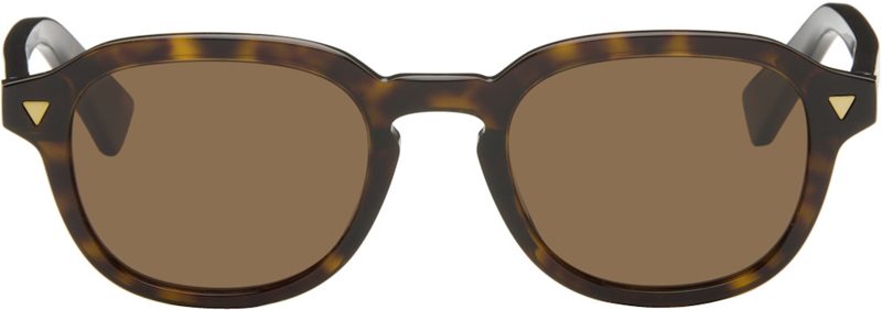 Brown Round Sunglasses 261798M134059