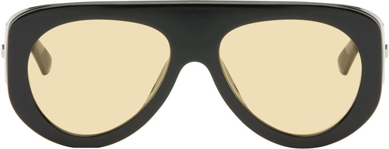 Black Osservatorio Aviator Sunglasses 261798M134055