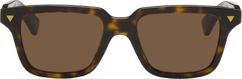 Brown Square Sunglasses 261798M134053