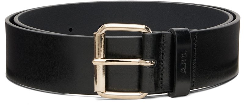 Black La Ceinture Large Belt 261252M131007