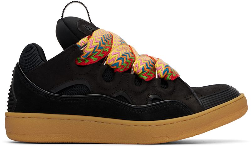 Black Curb Sneakers 261254M237108