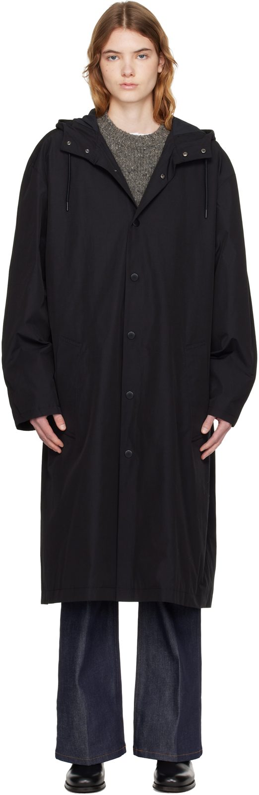 Black Long Parka 261252F059001