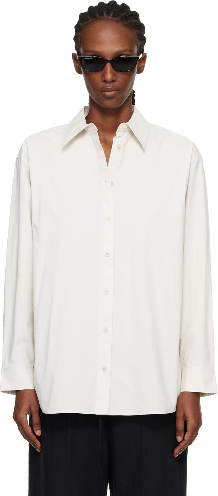 TOTEME [오프화이트] Classic Tumbled Shirt 261771F109018