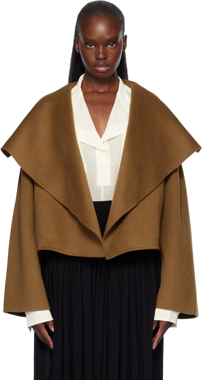 TOTEME Tan Signature Double Jacket 261771F063003