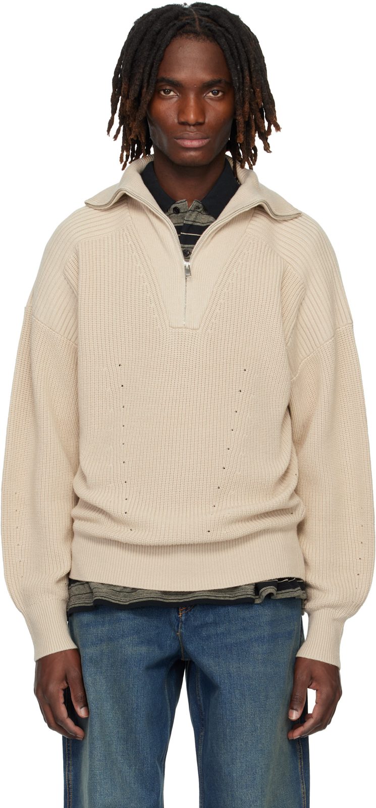 Beige Benny Sweater 261600M202004