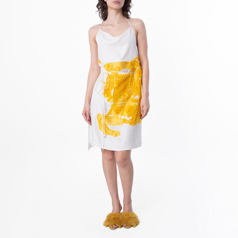 Womens Equestrian Knight Mini Dress_Sunflower Ip Pattern