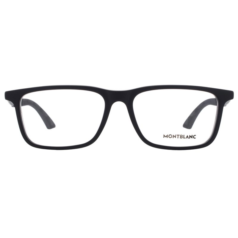Montblanc Demo Rectangular Mens Eyeglasses MB0333O 001 55