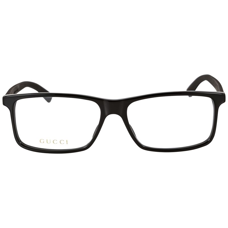 Demo Rectangular Mens Eyeglasses GG0424O 005 58