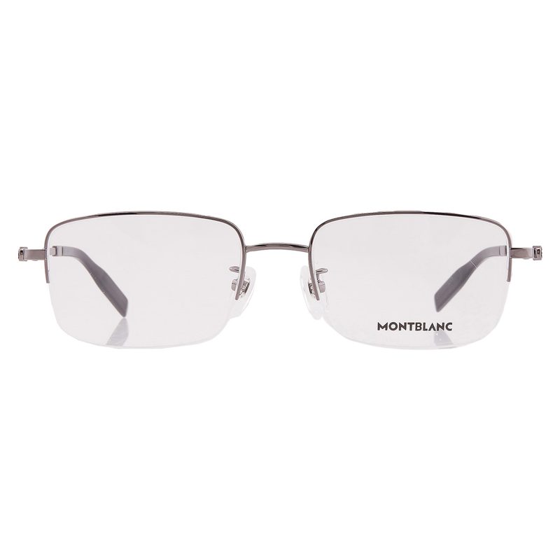 Montblanc Demo Rectangular Titanium Mens Eyeglasses MB0313OA 003 54