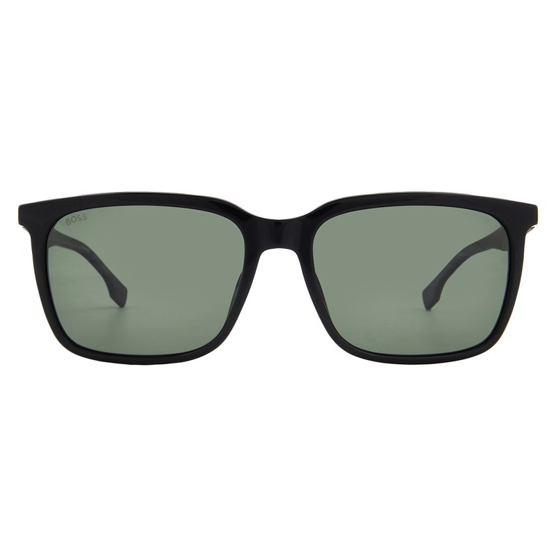 Hugo [보스] Polarized Green Square Mens Sunglasses [보스] 1579 / S 0807 / UC 57