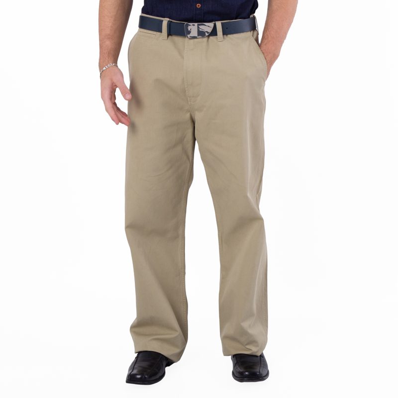 Double-Faced Cotton Chinos_Hunter